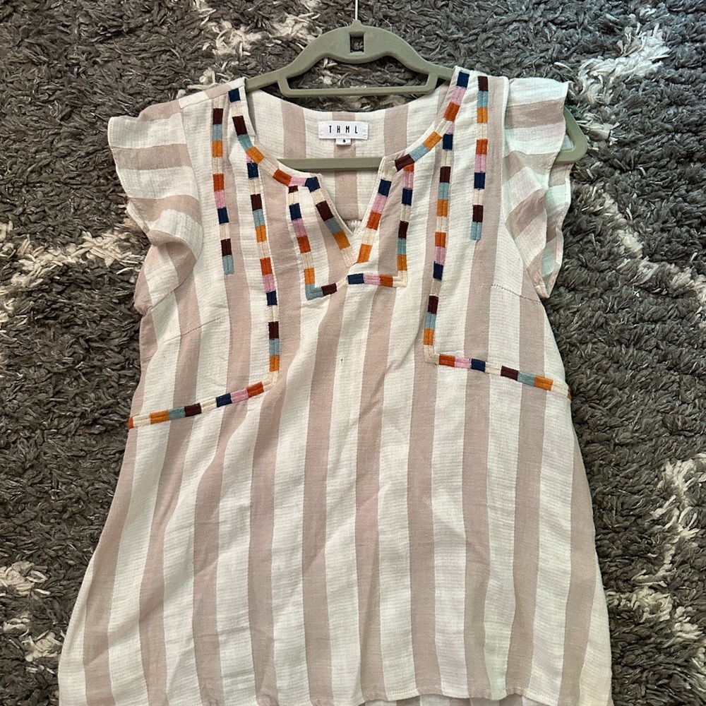 Stripped Blouse - image 1